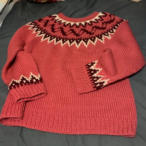 HANDKNITTED FALL/WINTER SWEATER sizing in pictures 40 in chest new no tags - Picture 5 of 6